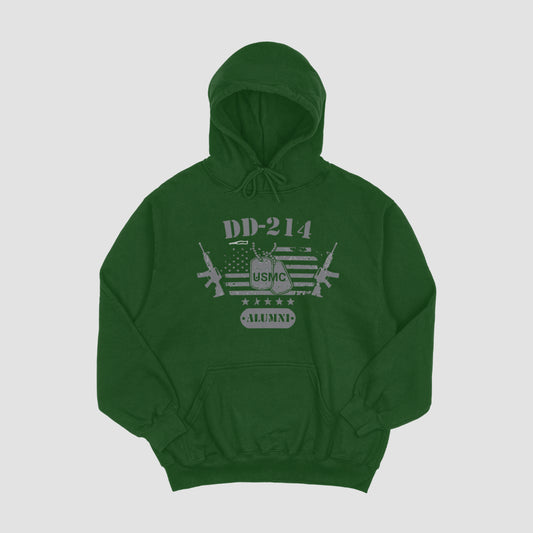 DD-214 Alumni USMC Hoodie