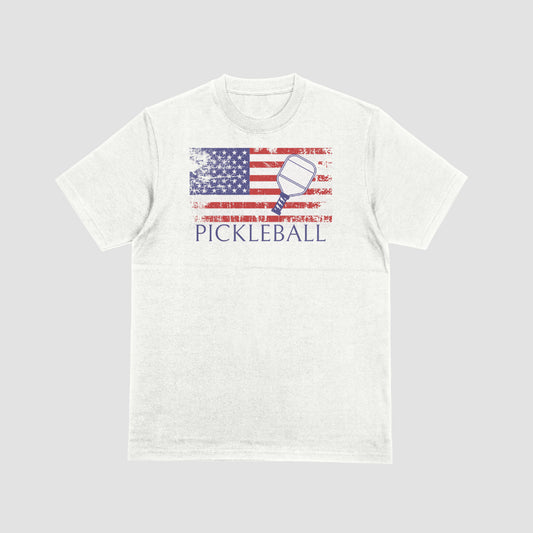 PB and Flag Short Sleeve T-Shirt