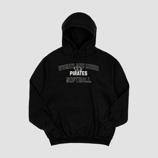 WUHS B/W Softball Hoodie