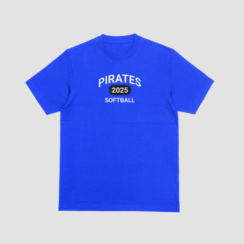 Pirates Softball Grunge T-Shirt